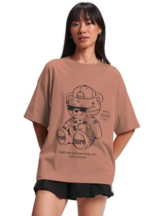 JUNEBERRY® 100% Pure Cotton Oversized Loose Baggy Fit