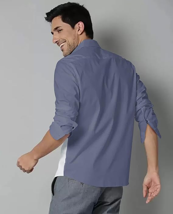 BE ACTIVE Men's Casual Shirt|| Cotton Stylish Full Sleeves Shirt for Men.