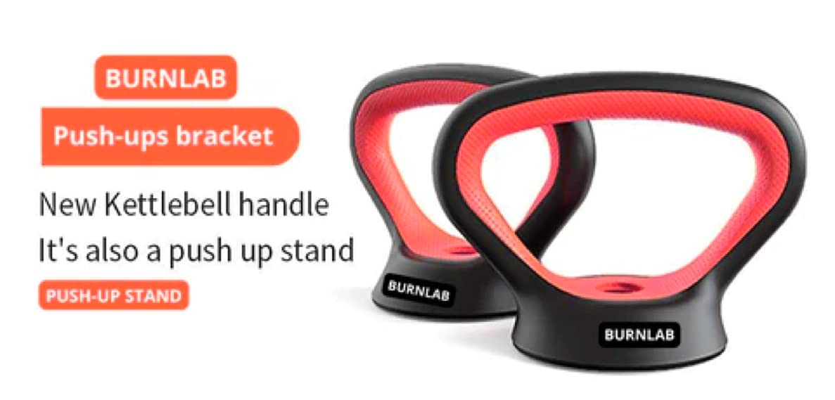 Burnlab 6 in 1 multifunctional weight training kit - Dumbbells, Kettlebells, Barbells & Push up brackets in 1.