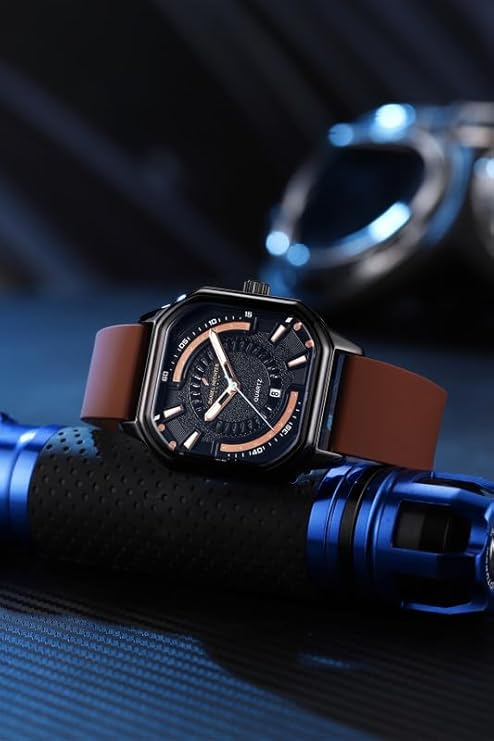Daniel Hechter Paris Rivoli Collection Modern Analog Watch for Men.