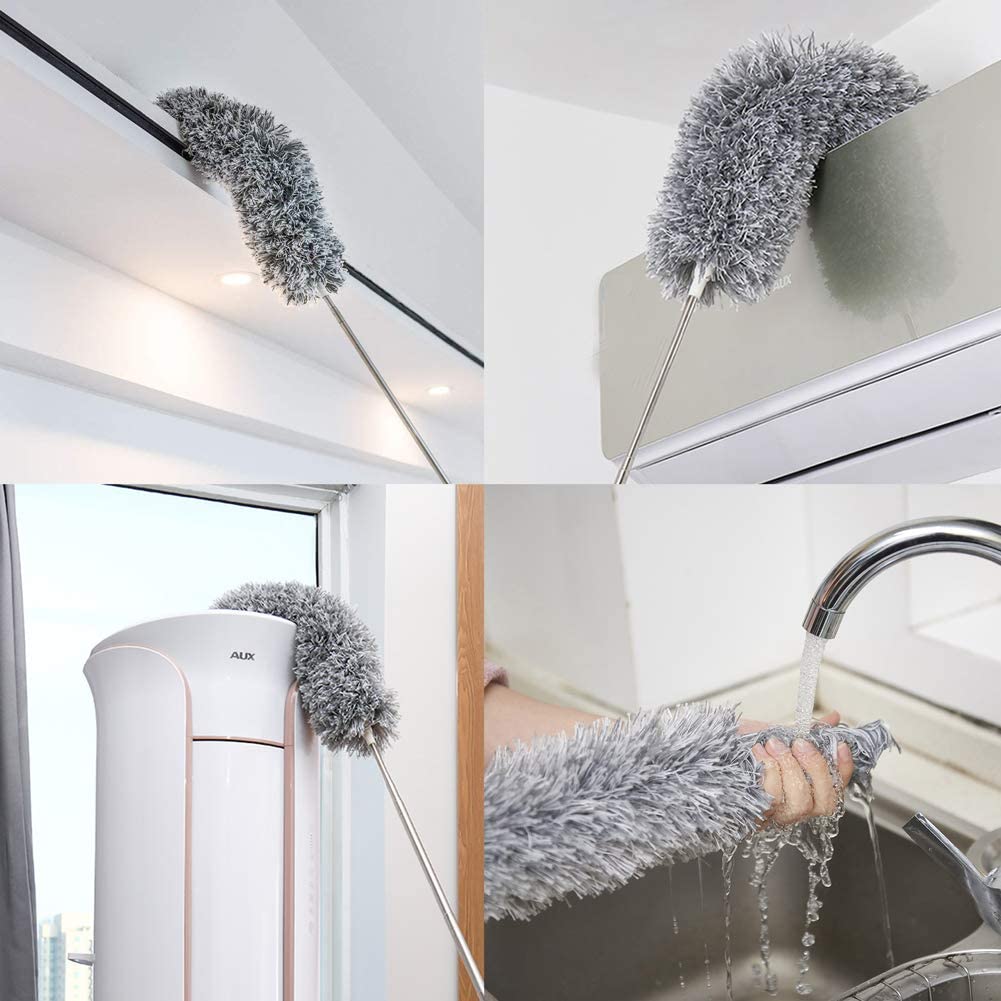 Hallstatt 2025 Upgraded Long Handle Microfiber Feather Fan Ceiling Duster.