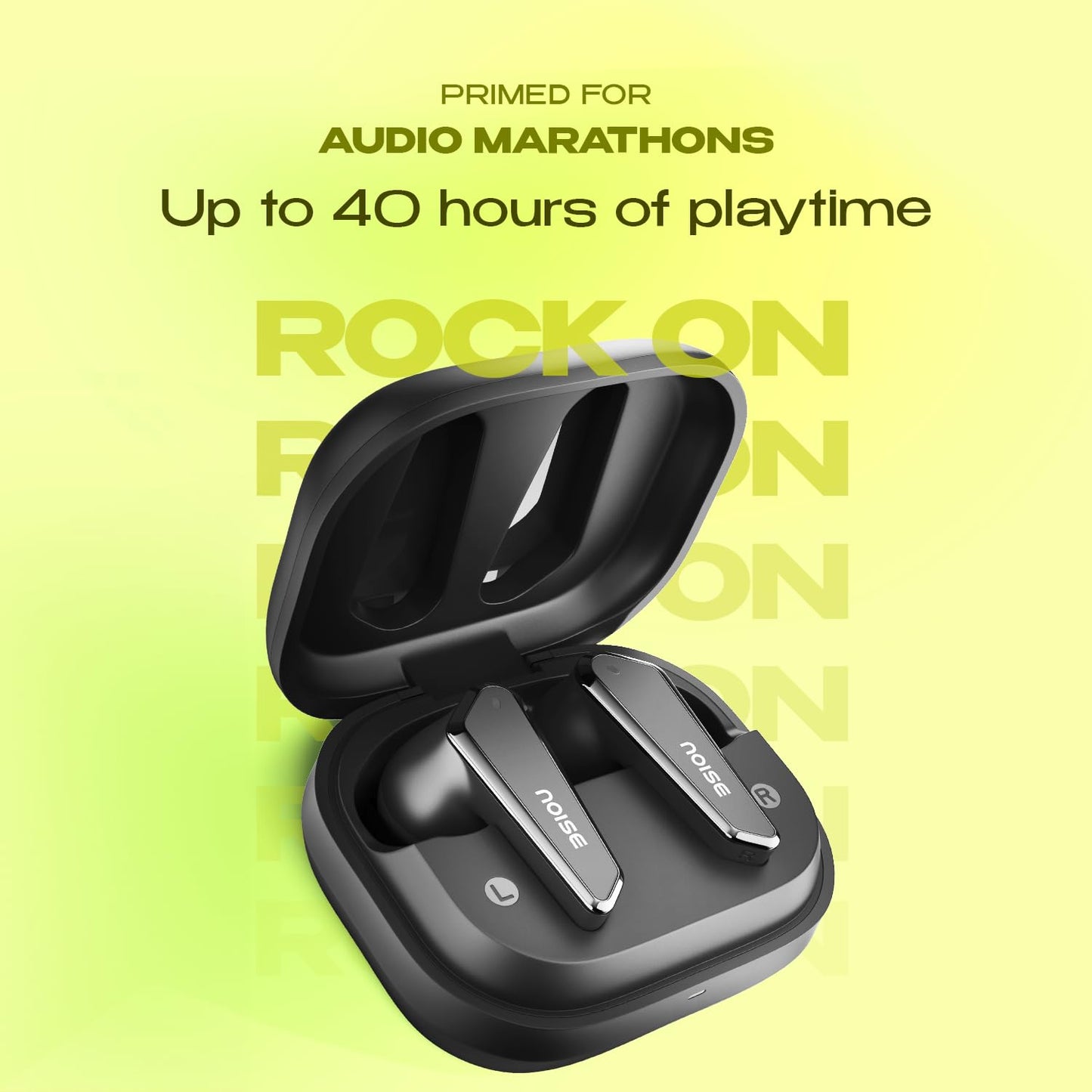 Noise Buds N1 Truly Wireless Earbuds with Chrome Finish, 40H of Playtime, Quad Mic with ENC, Ultra Low Latency Gaming.