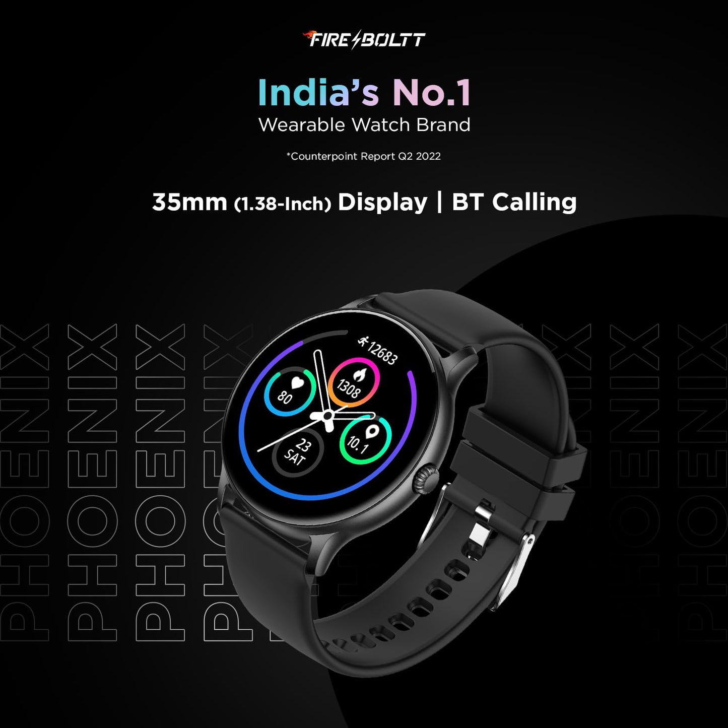 Smart Watch 1.38” HD Display, Bluetooth Calling, AI Voice Assistant, 120 Sports Modes.