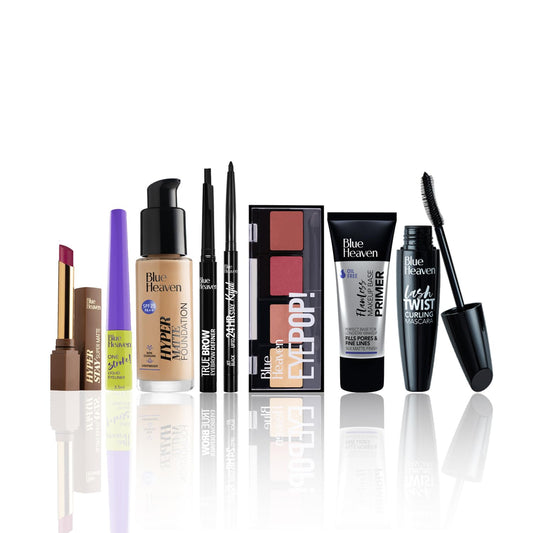 SHISHI HD Waterproof Makeup Kit Combo For Women & Girls (Set of 15) Eyeshadow Pallet, Makeup.