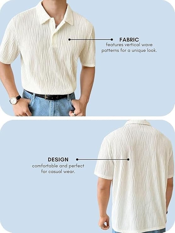 LERIYA FASHION Cotton T-Shirt for Men – Soft Breathable Fabric.