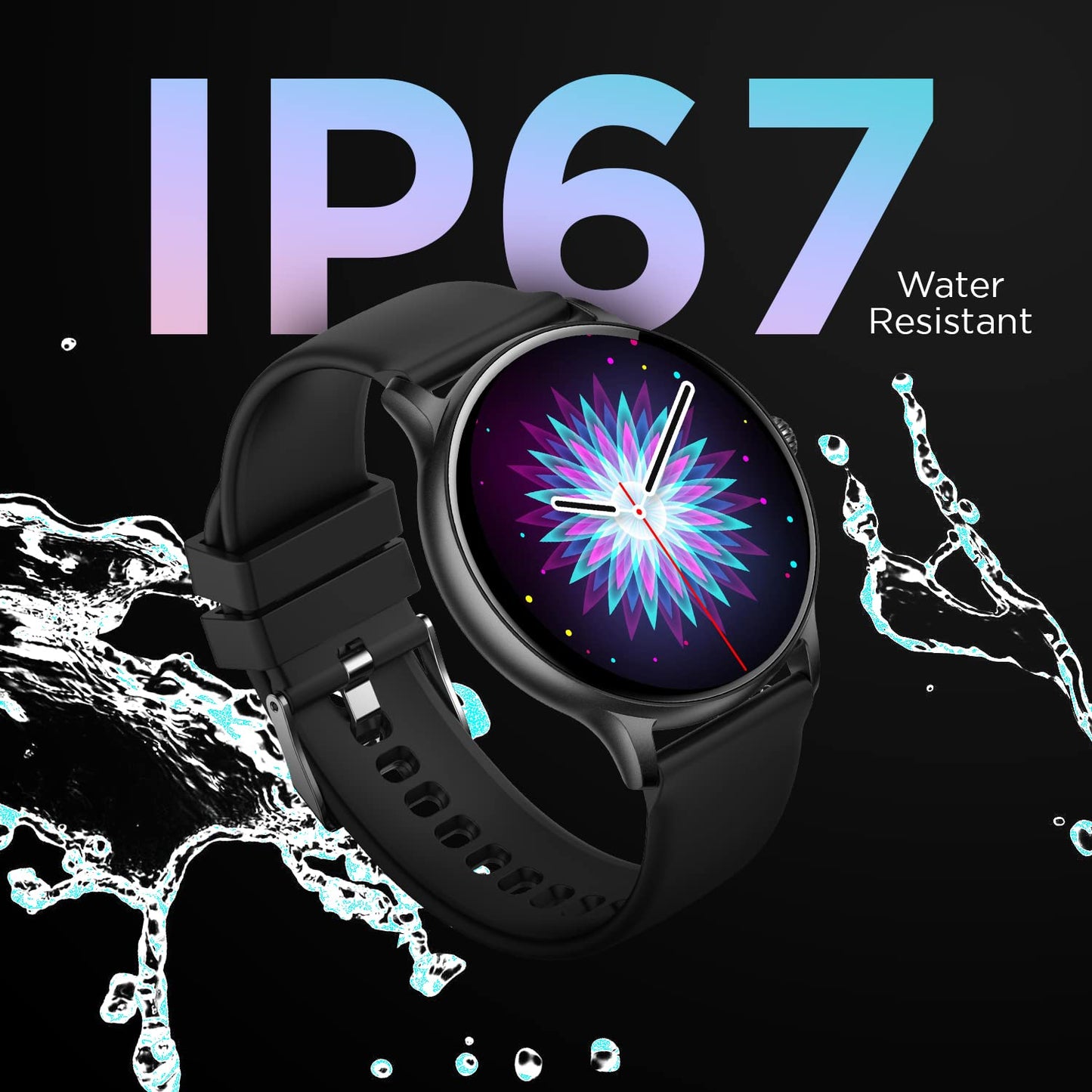 Smart Watch 1.38” HD Display, Bluetooth Calling, AI Voice Assistant, 120 Sports Modes.