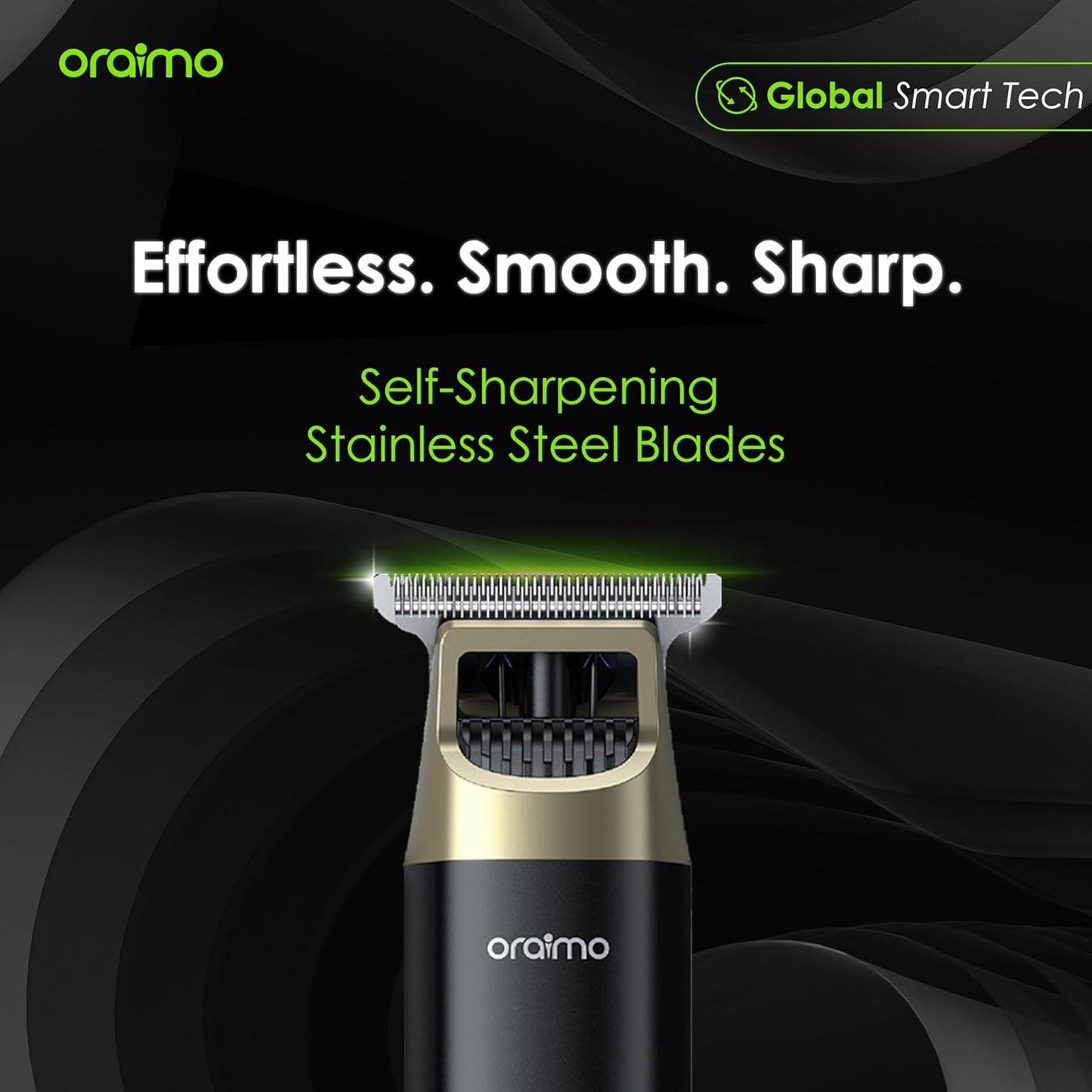 Oraimo Beard and Body Trimmer | Skin Protected Blades | 150 Min Runtime.