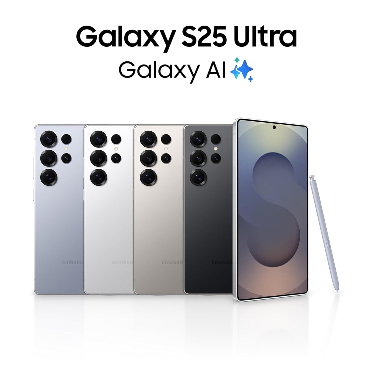 Samsung Galaxy S25 Ultra 5G AI Smartphone (Titanium Black, 12GB RAM, 512GB Storage)