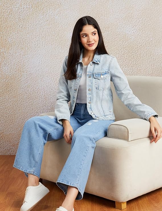 Symbol Women's Baggy Wide Leg Jeans (High Rise | Full Length | Available in Plus Size)